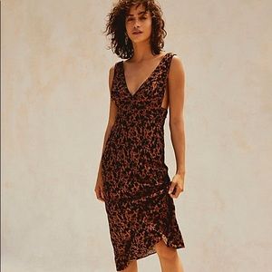 Free People “Oh La La” Midi Dress Size 6
